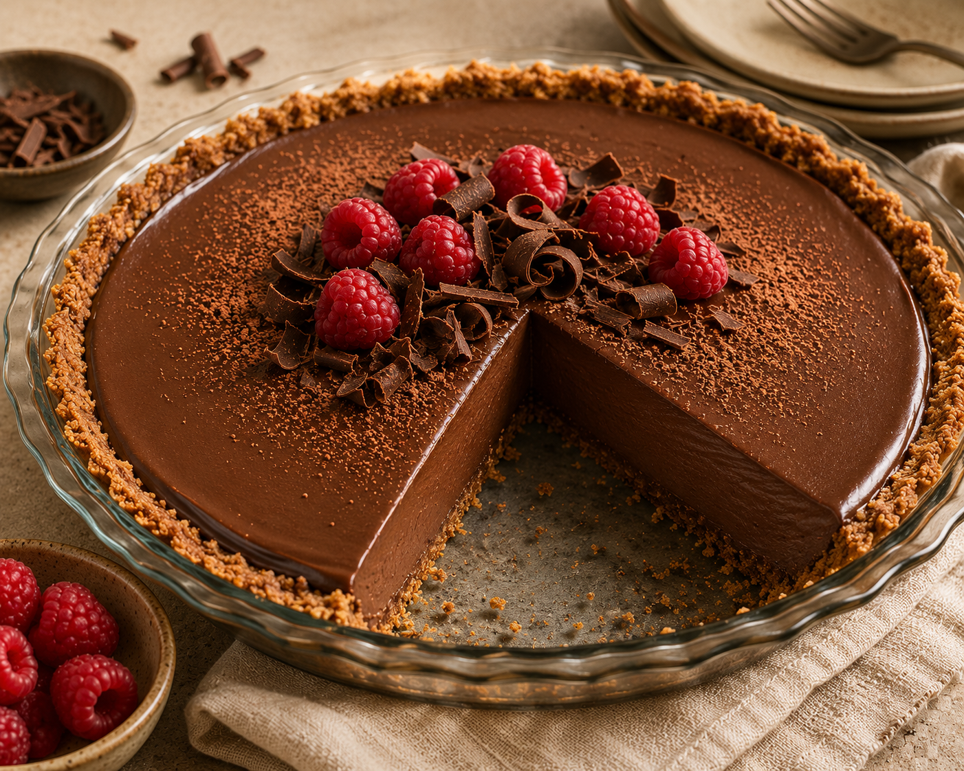 Plant-based Chocolate Silk Pie (No One Will Know!)
